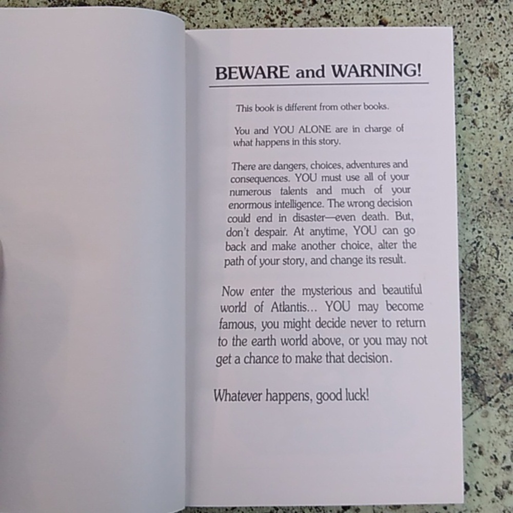 Journey Under Sea Choose Your Own Adventure Children's Chapter Book Junior - Picture 5 of 6